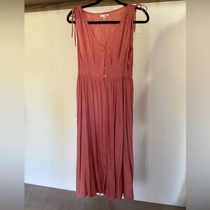 Revolve Coral Sun Dress